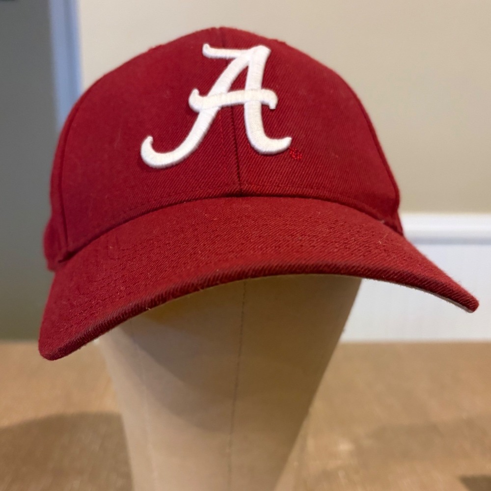 47 Brand Alabama Crimson Tide NCAA Adjustable Strapback Hat Cap Red White OSFA